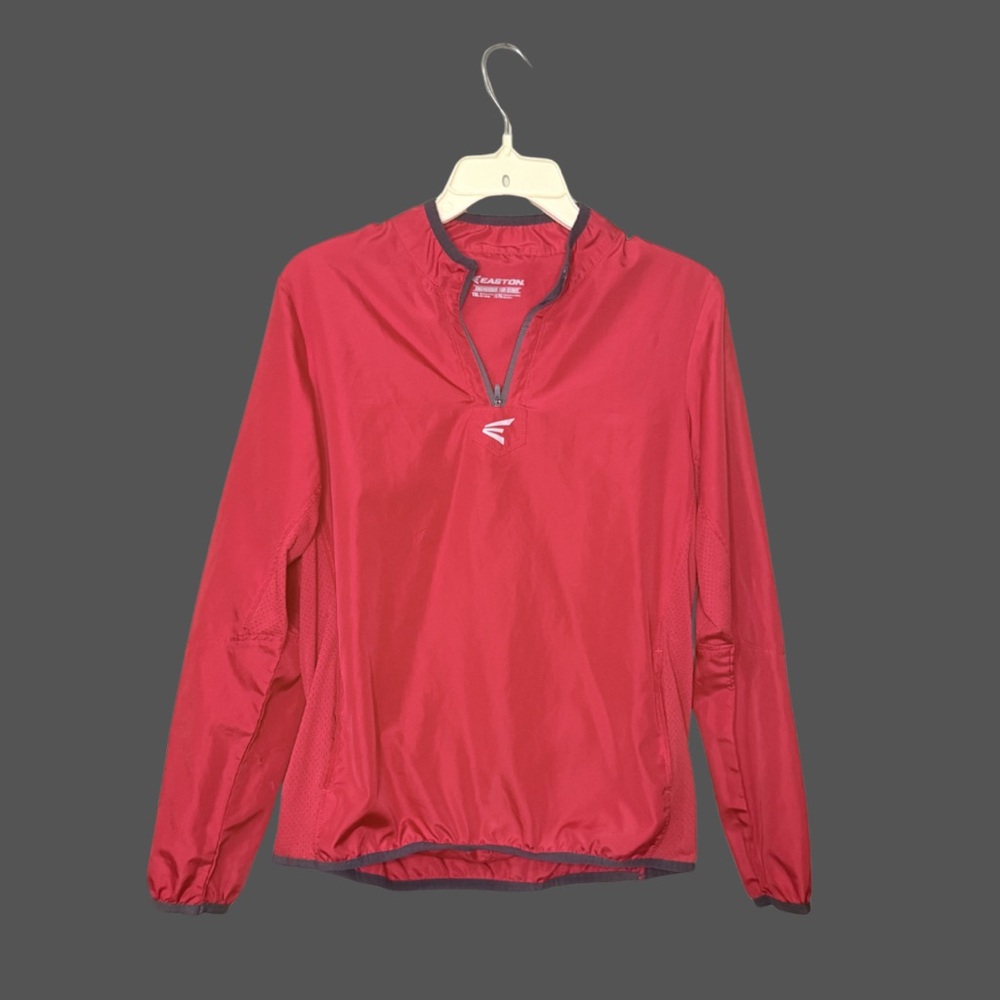 Easton Red Quarter-Zip  sports baseball Pullover